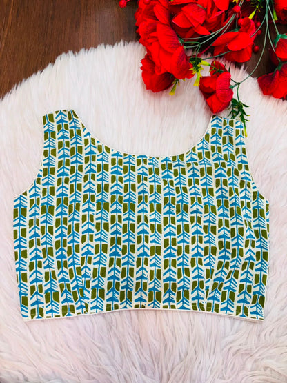 Style Syndicate Cotton Printed Blouse