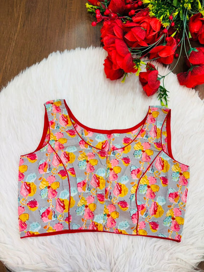 Style Syndicate Cotton Printed Blouse