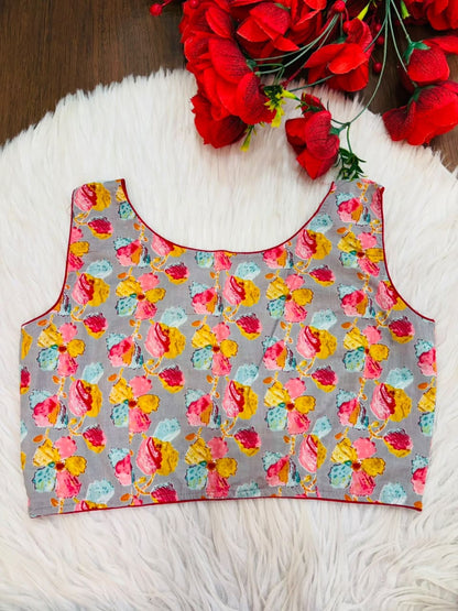 Style Syndicate Cotton Printed Blouse