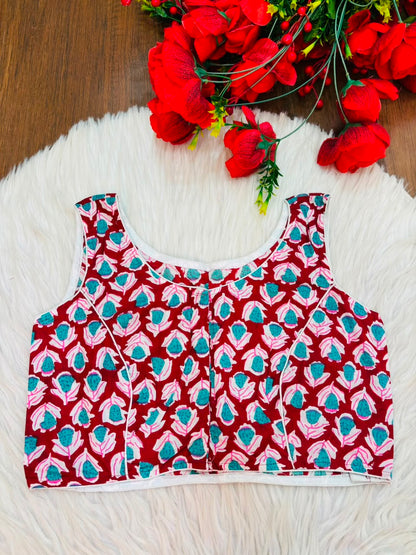 Style Syndicate Cotton Printed Blouse