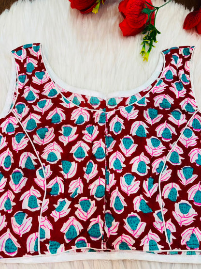 Style Syndicate Cotton Printed Blouse