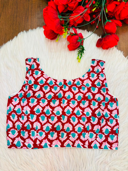 Style Syndicate Cotton Printed Blouse
