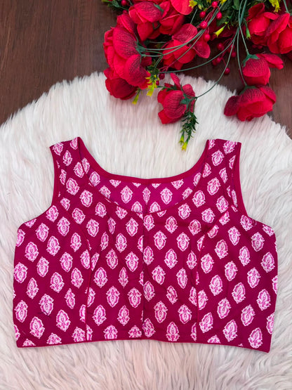 Style Syndicate Cotton Printed Blouse