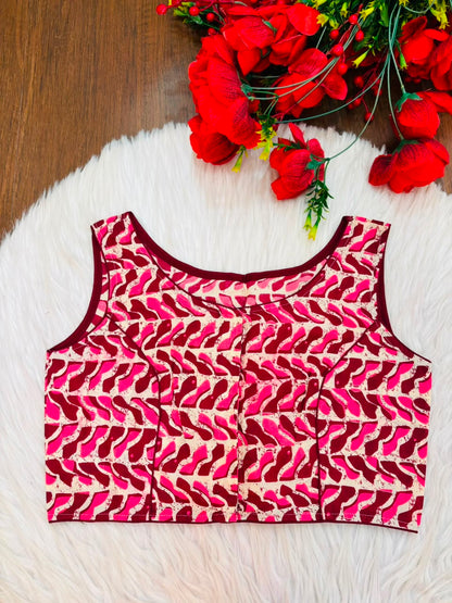 Style Syndicate Cotton Printed Blouse