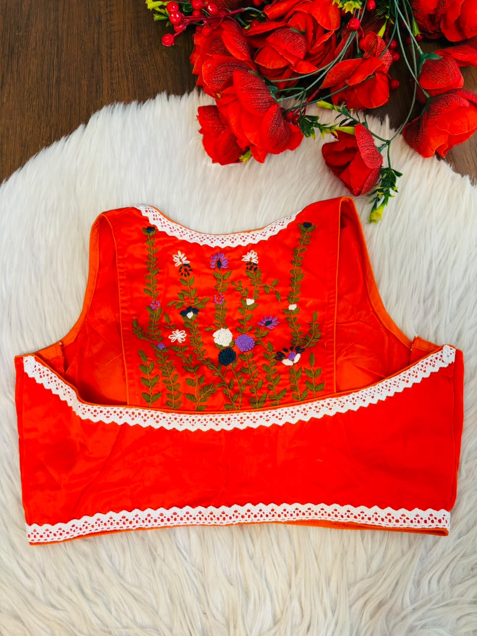 Magical Lace Work - Designer Blouse