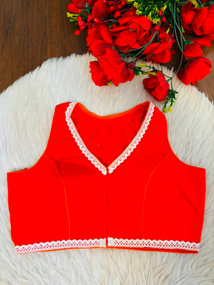 Magical Lace Work - Designer Blouse