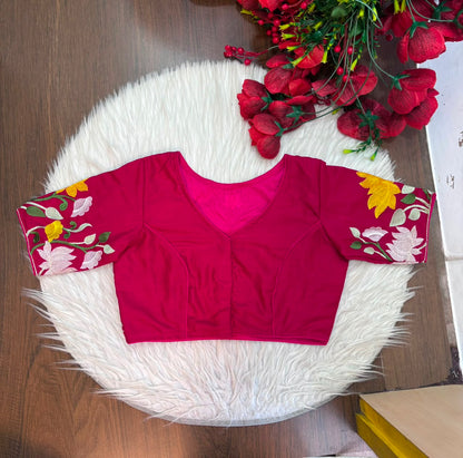 Lost in Lotus  -Designer Blouse