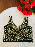 Stardust Royale Rangoli Silk Designer Blouse