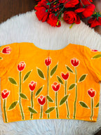 Tulip Charm Batik Blouse