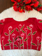 Tulip Charm Batik Blouse