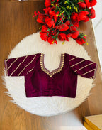 Elegance Becomes Art Vichitra Silk Blouse