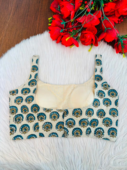 Fashion Flirt Ajrakh Print Blouse