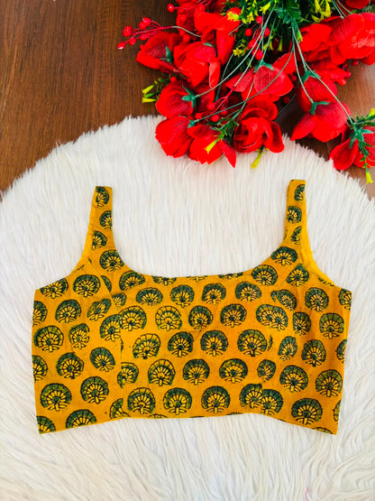 Fashion Flirt Ajrakh Print Blouse