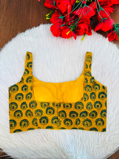 Fashion Flirt Ajrakh Print Blouse