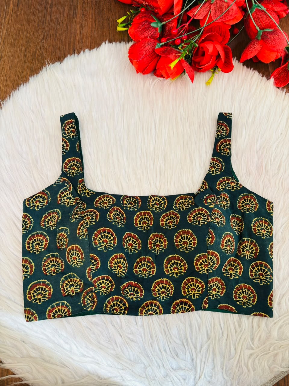 Fashion Flirt Ajrakh Print Blouse
