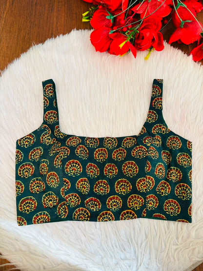 Fashion Flirt Ajrakh Print Blouse