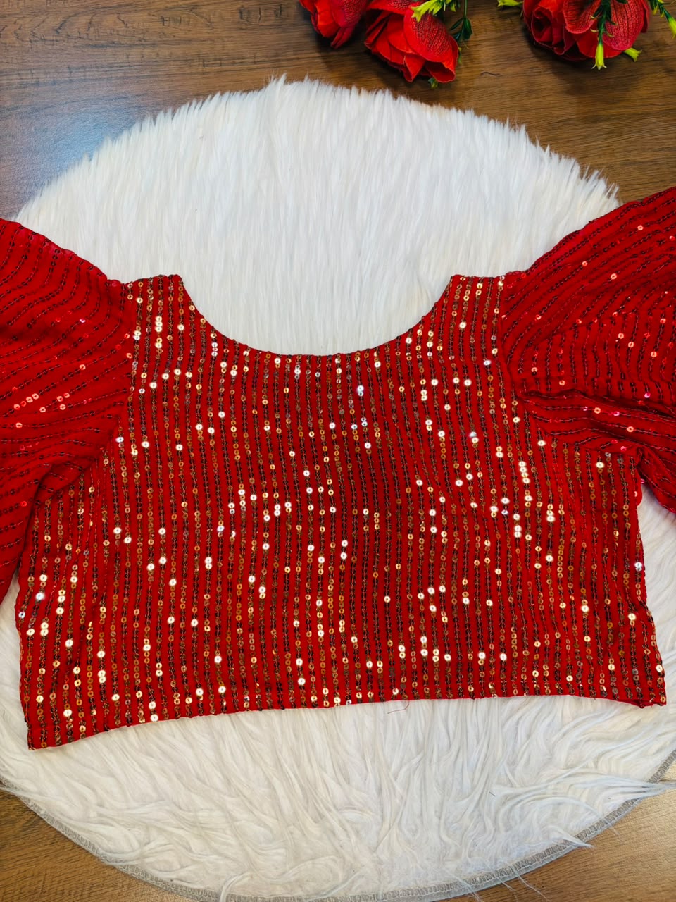 Unfold Your Wings - Designer  Blouse