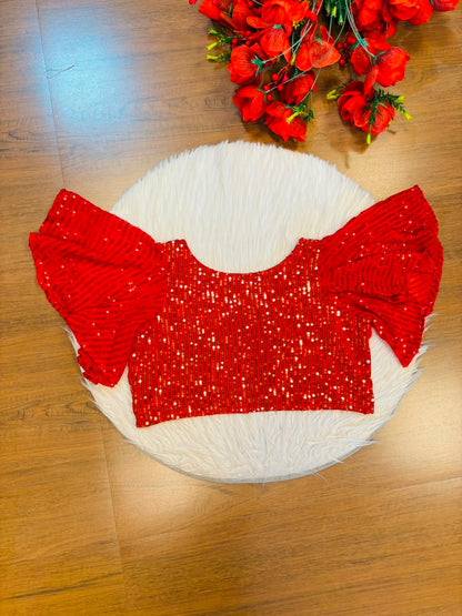 Unfold Your Wings - Designer  Blouse