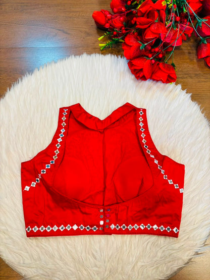 Reflection Speaks -Cotton Silk Blouse