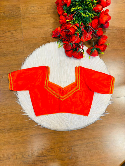 Infinite Glam Vichitra Silk Blouse