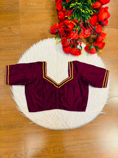Infinite Glam Vichitra Silk Blouse