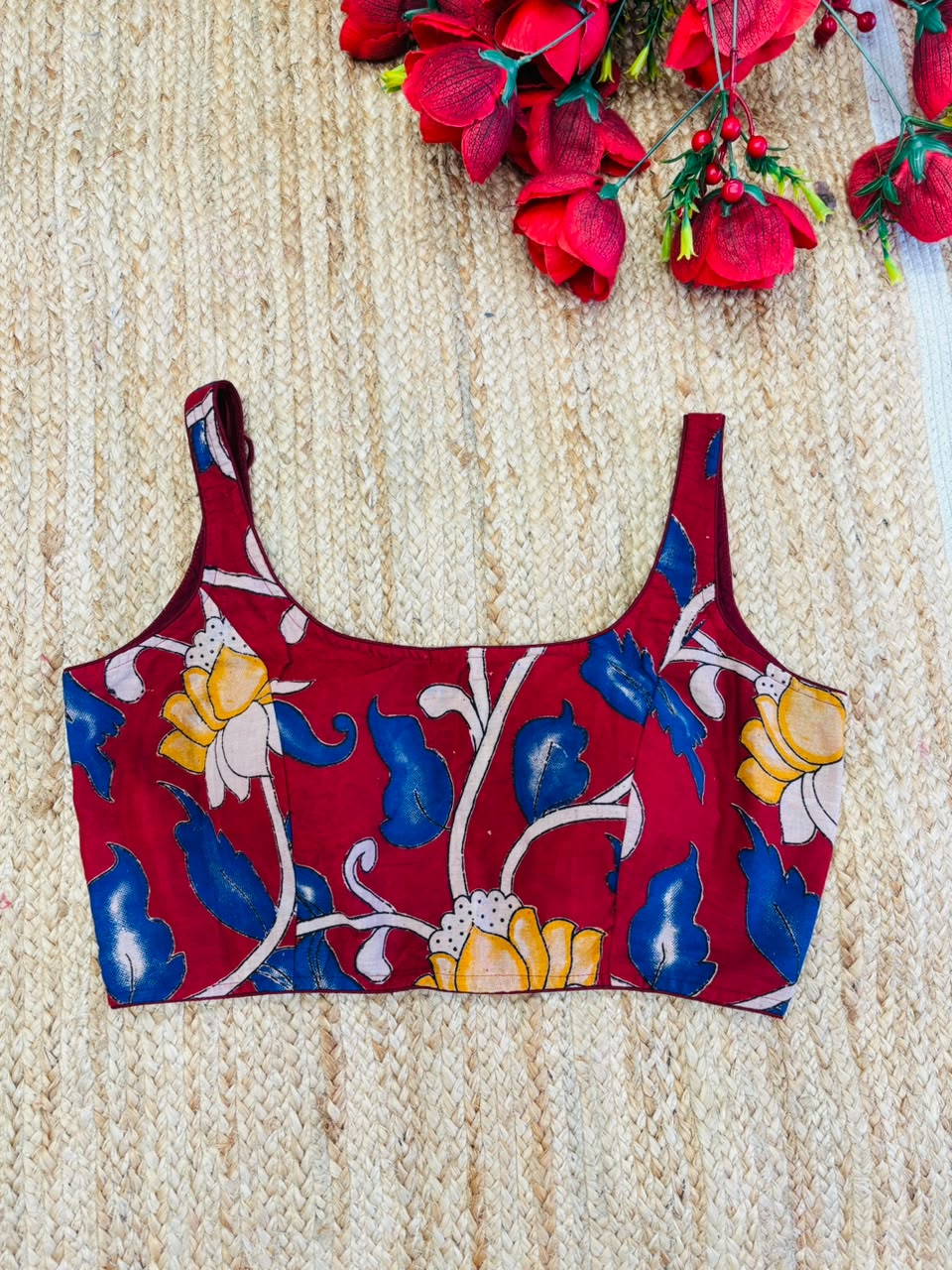 Artisan Aura kalamkari-Designer Blouse