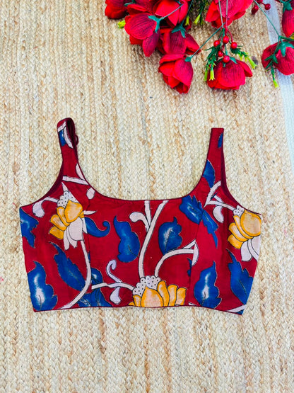 Artisan Aura kalamkari-Designer Blouse