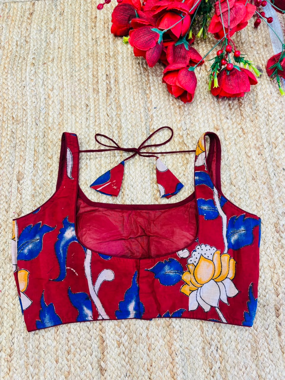 Artisan Aura kalamkari-Designer Blouse