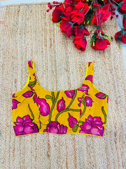 Artisan Aura kalamkari-Designer Blouse