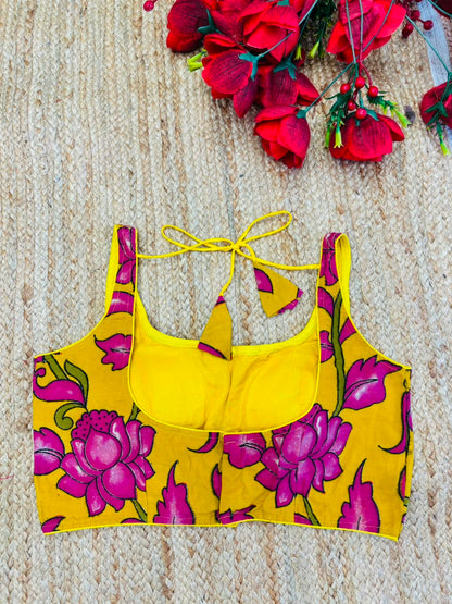 Artisan Aura kalamkari-Designer Blouse