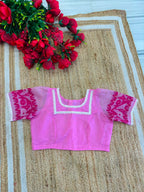 Golapi Jamdani Designer Blouse