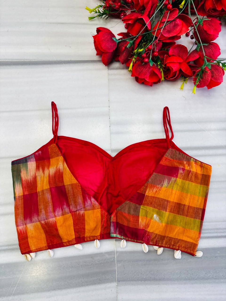 Imperial Bengal Gamcha Designer Blouse