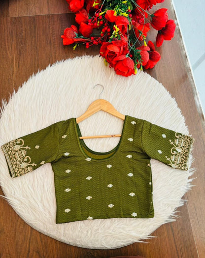 Cool and Crazy Stretchable Knitted Blouse