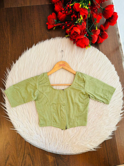 Smooth Fit-Stretchable Knitted Blouse