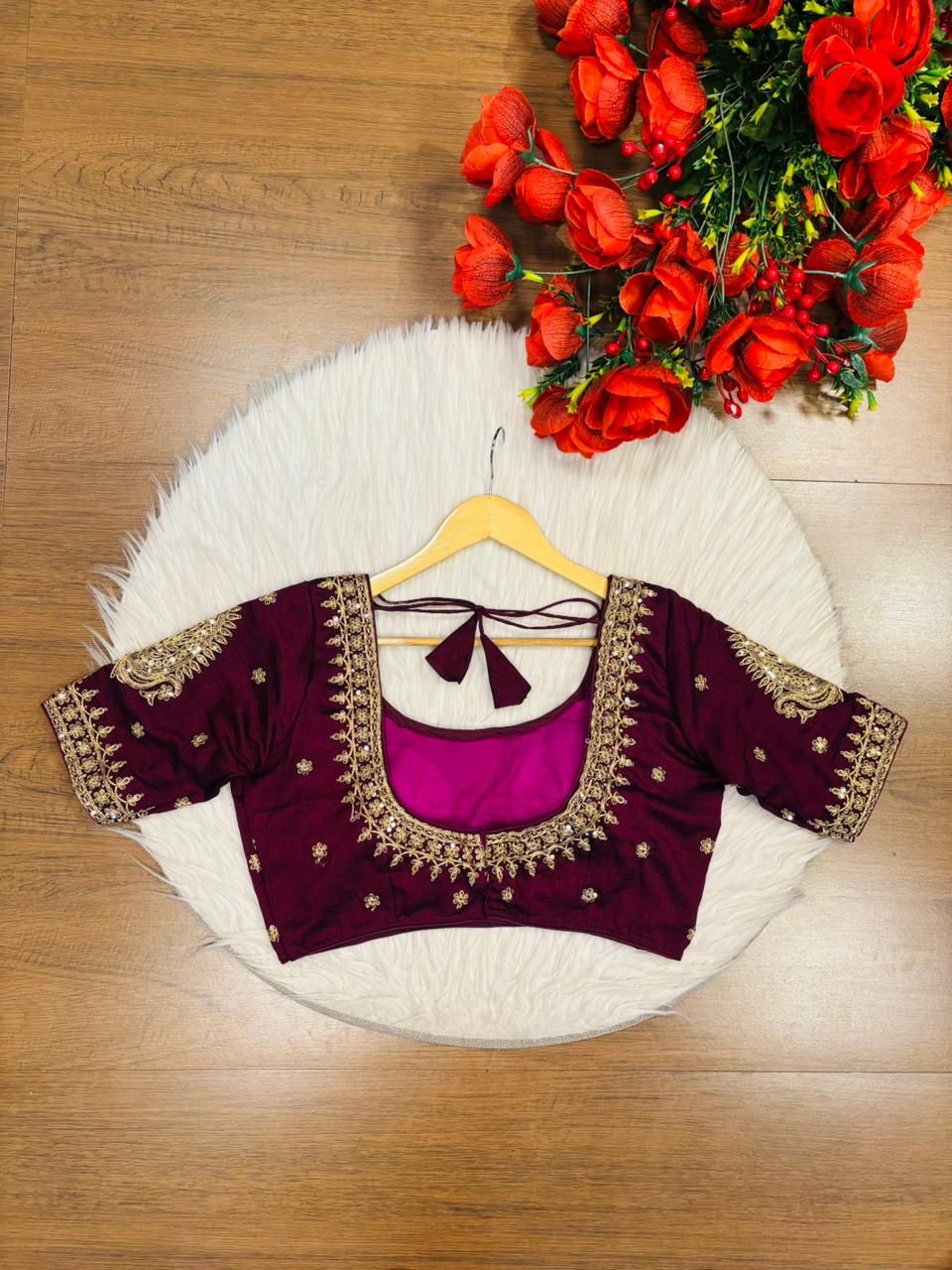 Gold Glitz New Designer Blouse