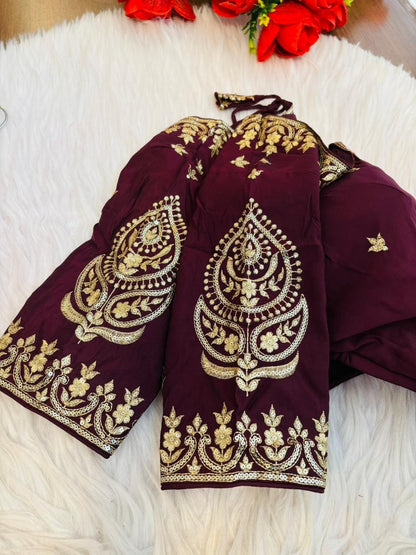 True Thread Fancy Silk Blouse