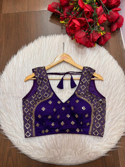 Golden Crown- Designer Blouse
