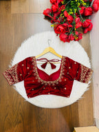 The Secret Leaf (Vichitra Silk Blouse)