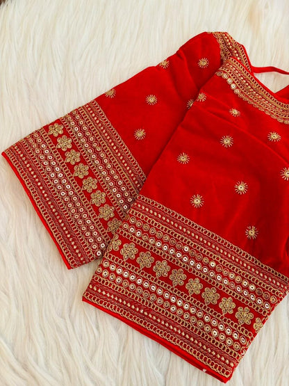 The Velvet Verse Designer Blouse