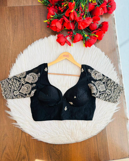 Rani Core-Fendy Silk Blouse(Black)