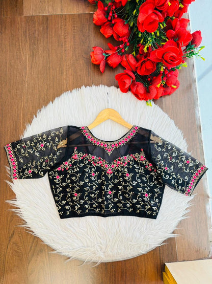 Bloom Your Way-Organza Blouse