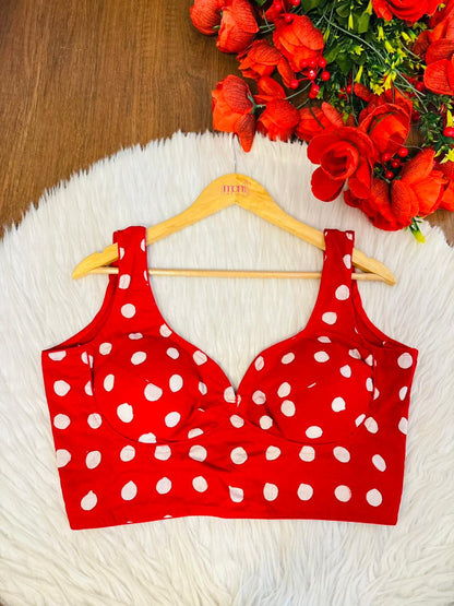 Mon Amaar Scarlet Charm Blouse