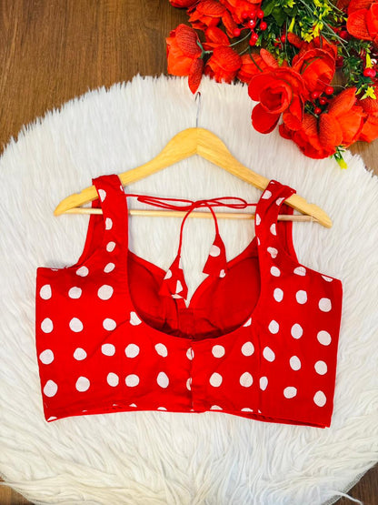 Mon Amaar Scarlet Charm Blouse