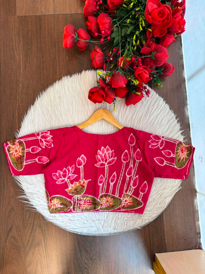 Lotus Batik -Designer Blouse