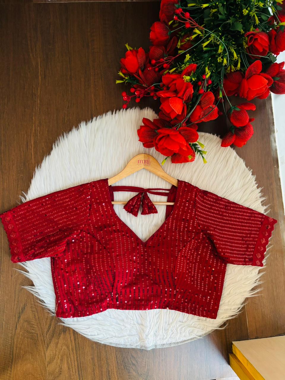 The Sequin Glitz-Designer Blouse