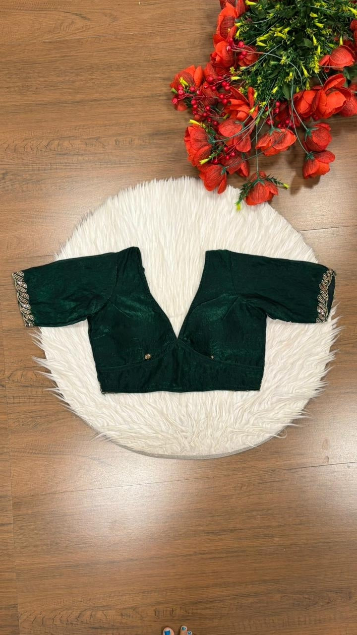 Mysterious Beauty -Fendy Silk Blouse
