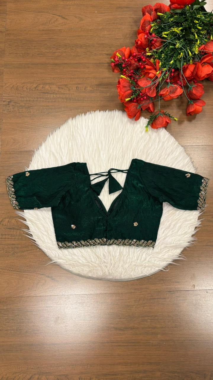 Mysterious Beauty -Fendy Silk Blouse