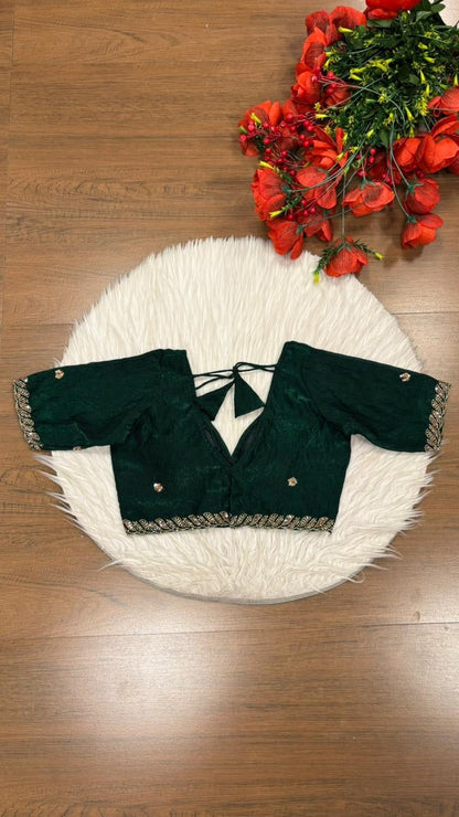 Mysterious Beauty -Fendy Silk Blouse