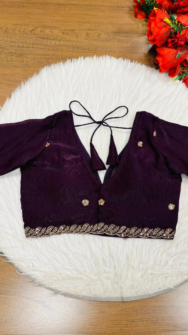Mysterious Beauty -Fendy Silk Blouse