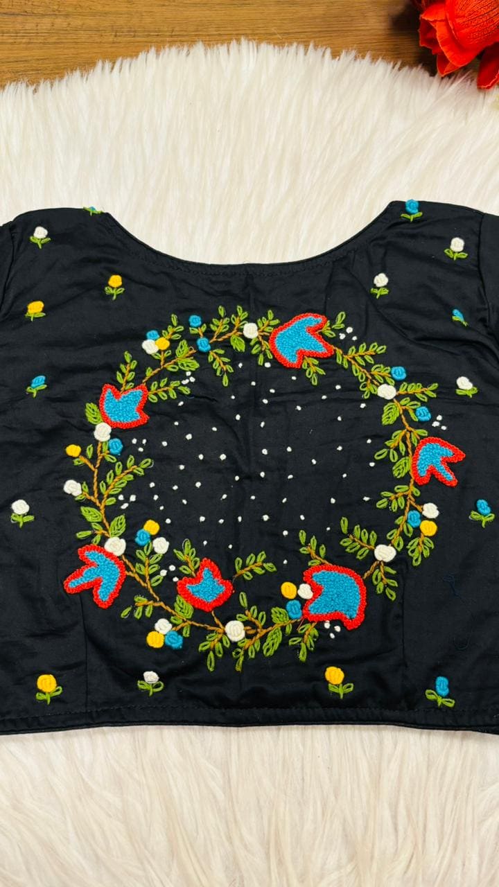 A Bloom To Remember Handwork Blouse